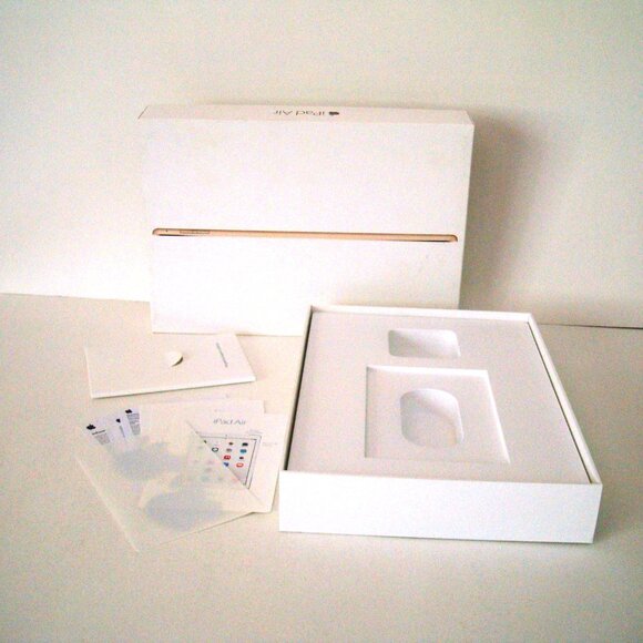 2/$10* iPad Air EMPTY BOX White Box for Gold iPad Air EMPTY (NO iPad Included) - Picture 9 of 10